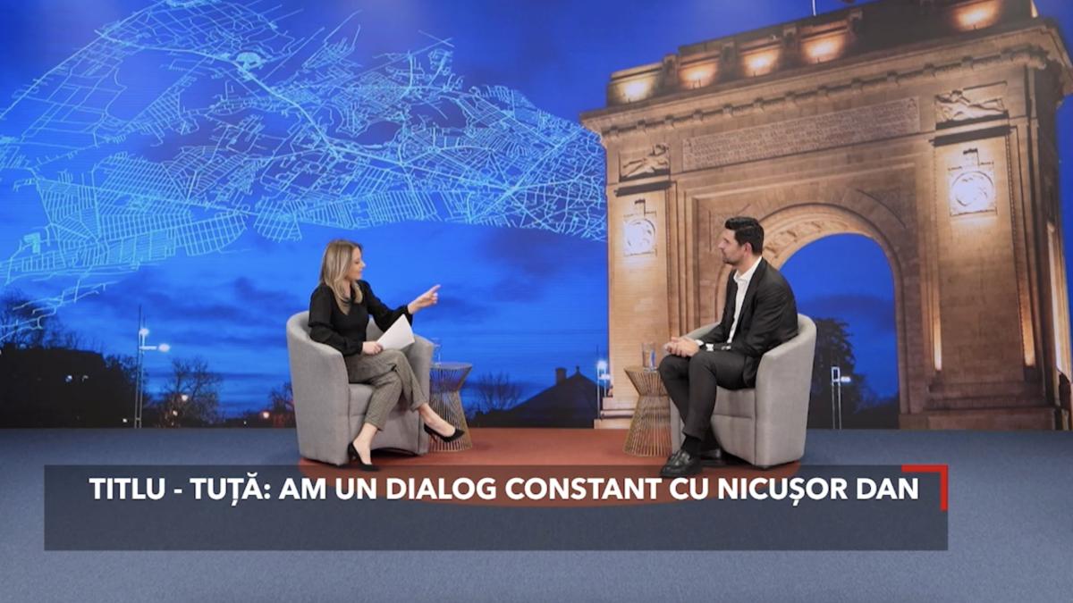 tuta am un dialog constant cu nicusor dan