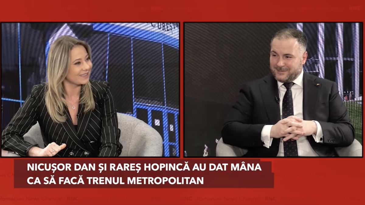nicusor dan si rares hopinca au dat mana ca sa faca trenul metropolitan